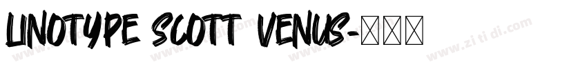 Linotype Scott Venus字体转换